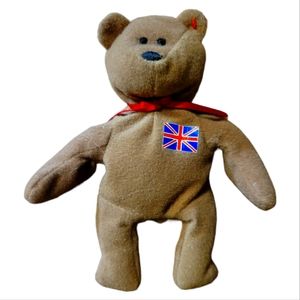 Vtg 93 McDonald's TY Teenie Beanie Babies Brown Britannia Bear